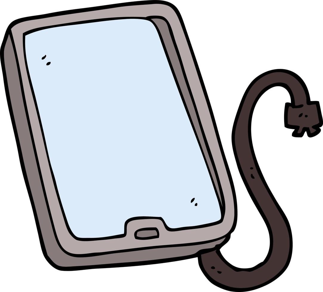 tekenfilm computer tablet vector