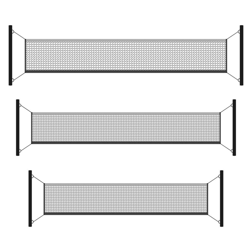 tennisnet geïsoleerd op een witte achtergrond vector