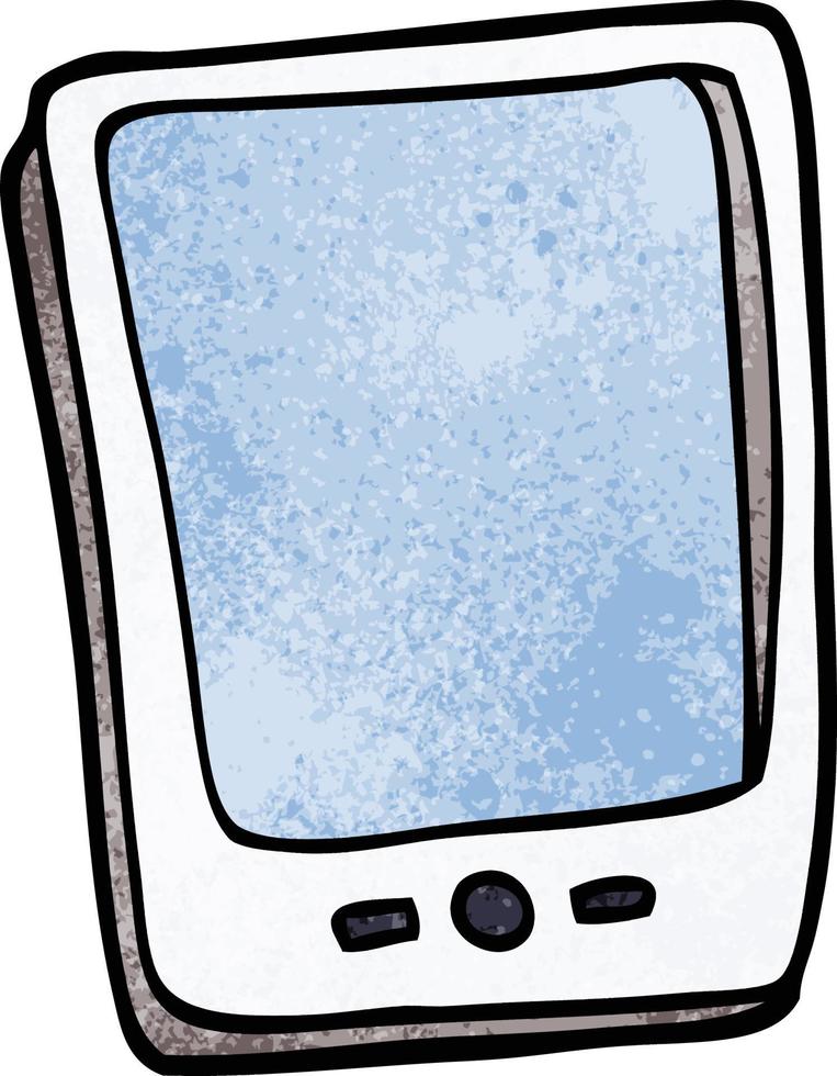 cartoon doodle touchscreen mobiel vector