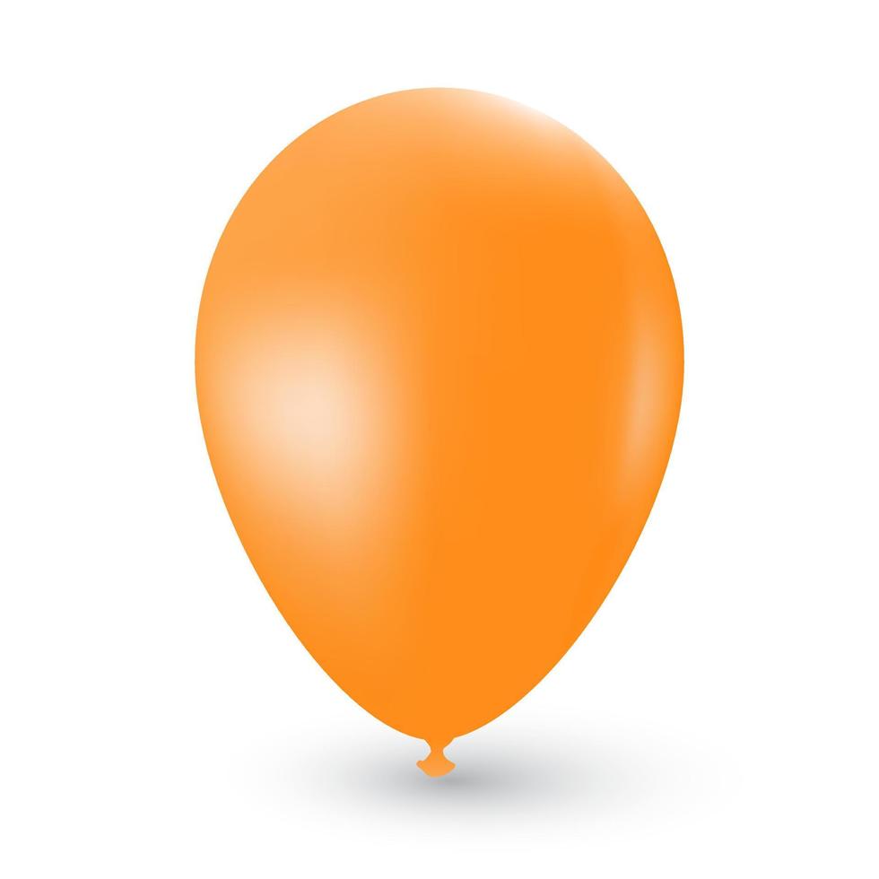 realistisch ballon verjaardag partij viering decoratie geïsoleerd vector illustratie