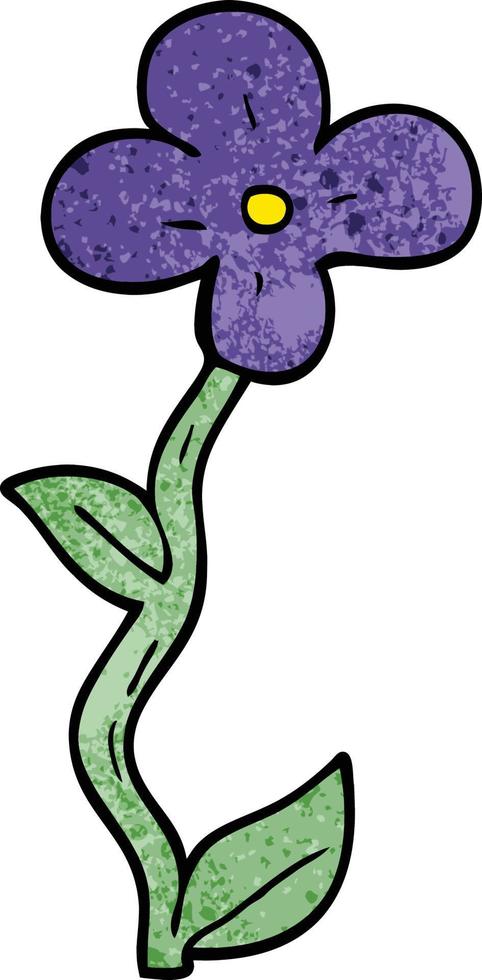 cartoon doodle bloempot vector