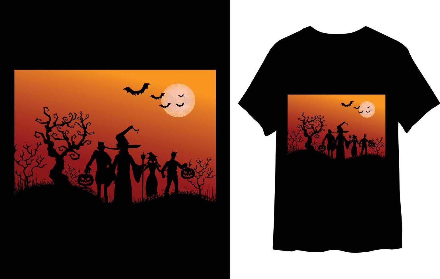 halloween t-shirt ontwerp vector