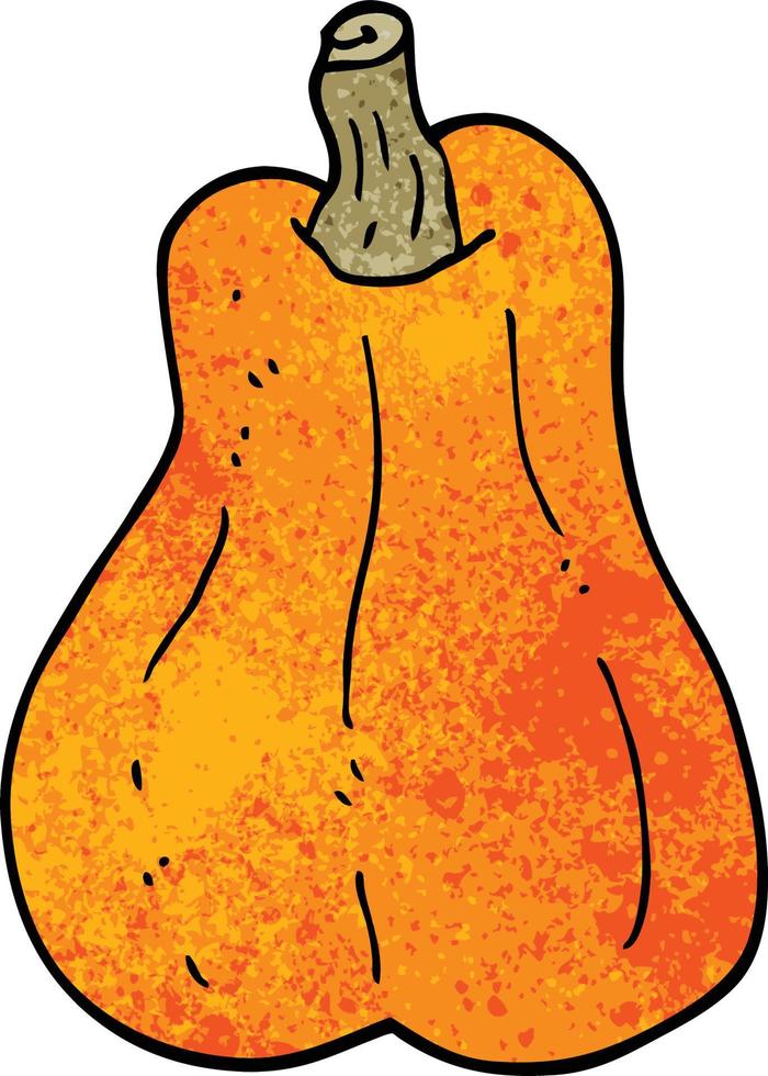 tekenfilm tekening butternut squash vector