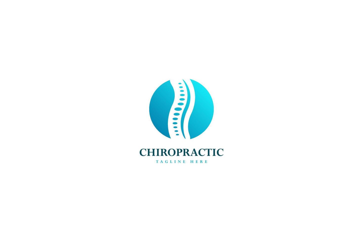vlak chiropractie wervelkolom icoon logo ontwerp vector illustratie idee