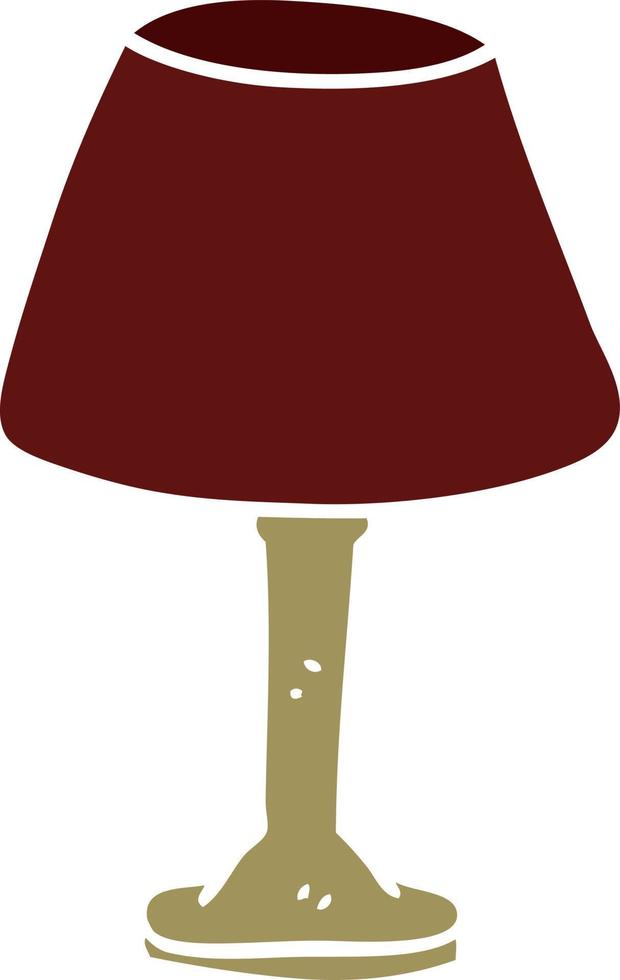 tekenfilm tekening bureau lamp vector