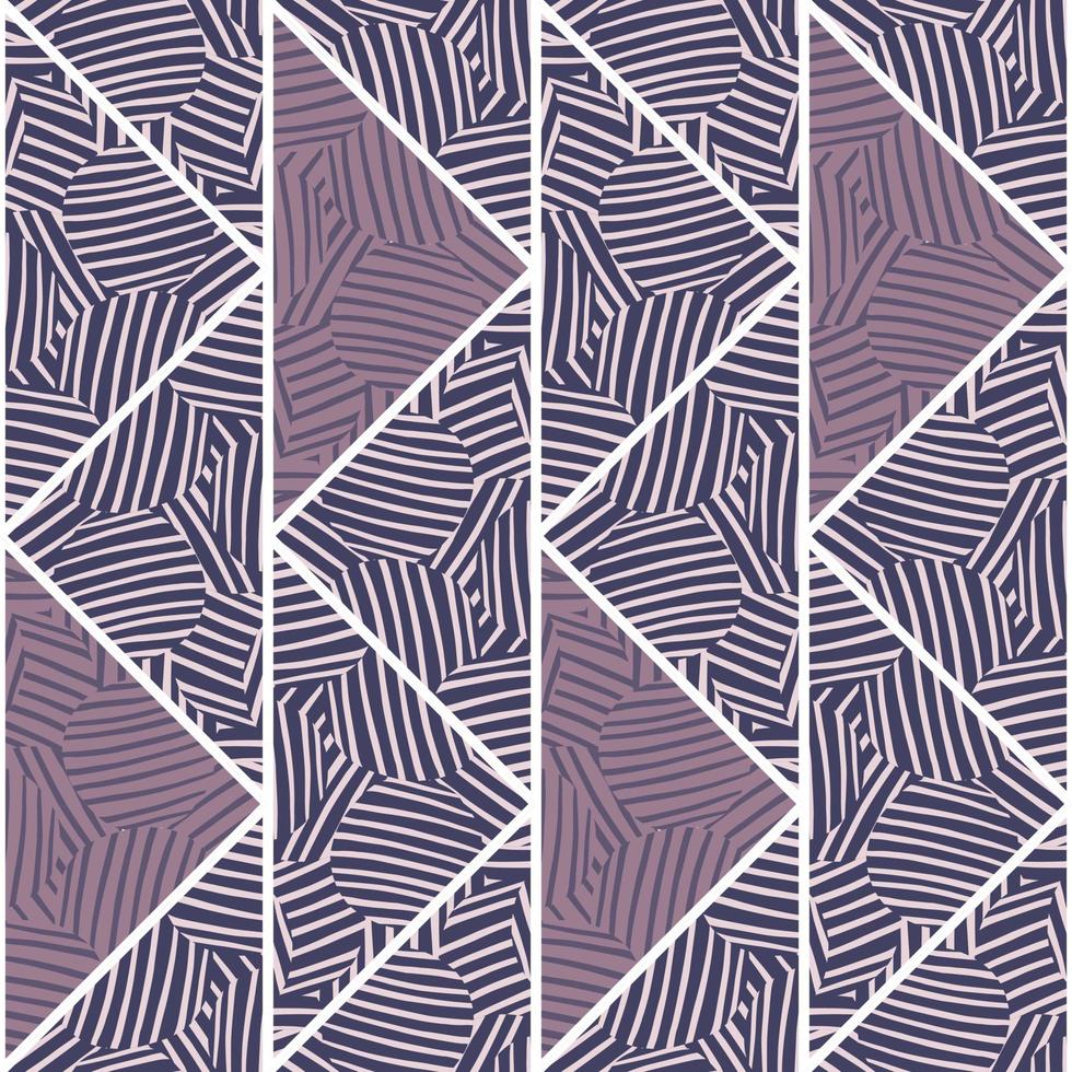 abstract meetkundig etnisch tegel. tribal mozaïek- naadloos patroon. creatief wijnoogst lineair ornament. vector