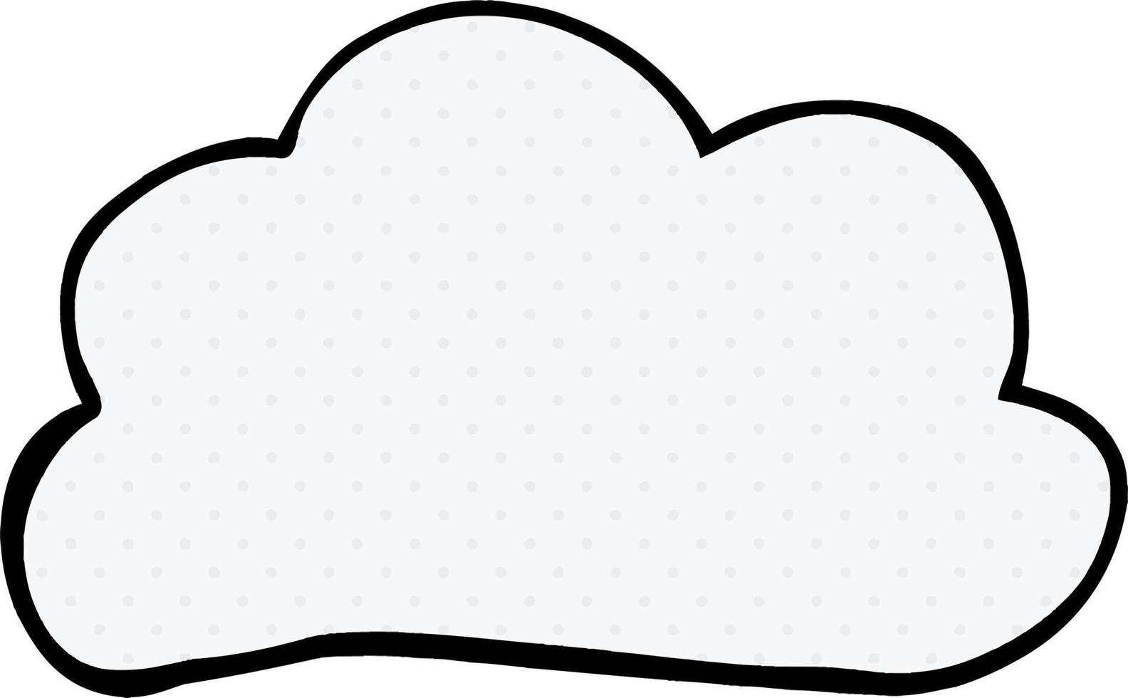 tekenfilm doodle weer wolk vector