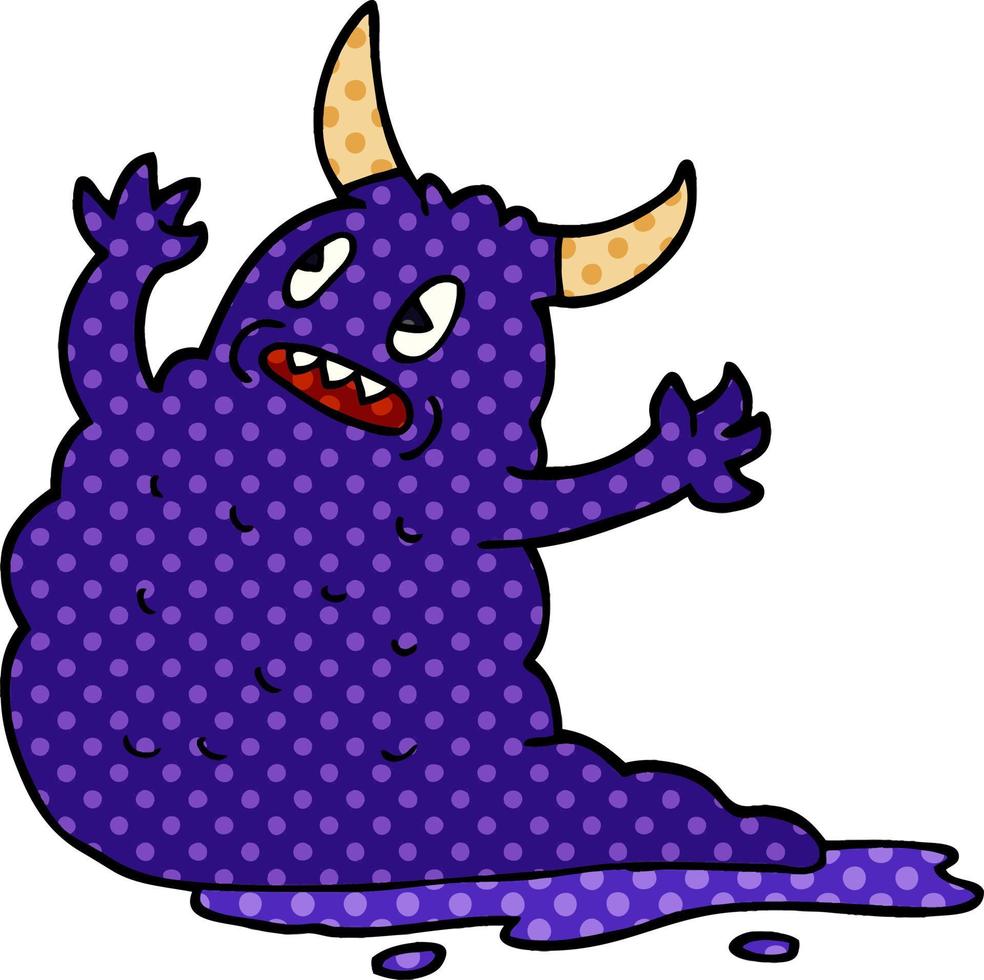 cartoon doodle demon vector