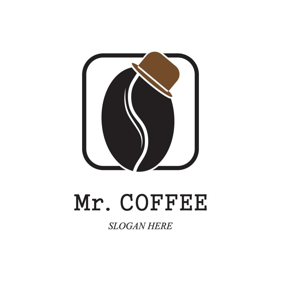 koffiekopje logo sjabloon vector