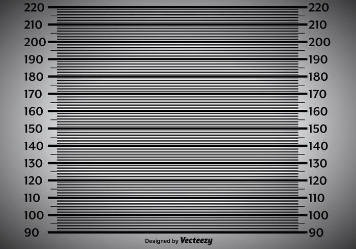 Politie Lineup Of Mugshot Achtergrond Vector