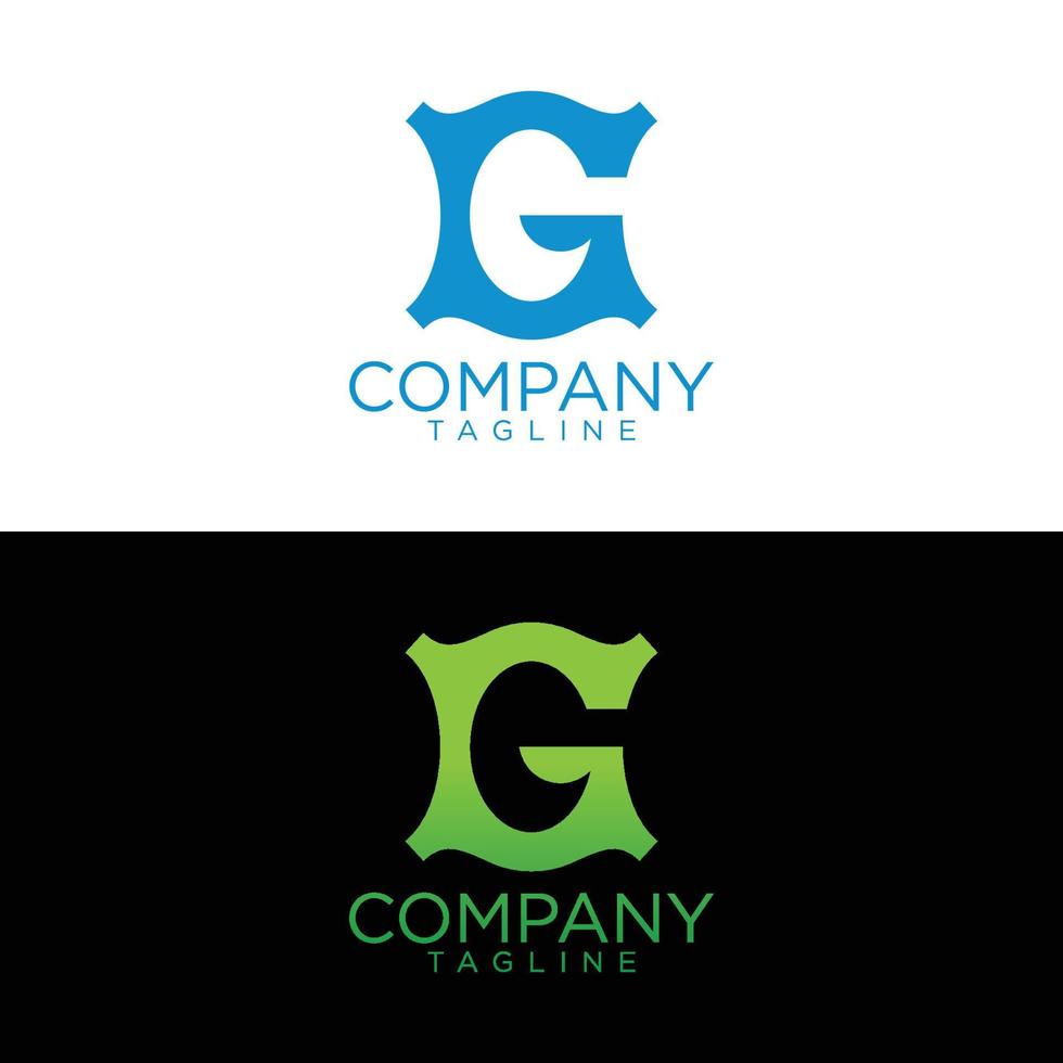 g logo ontwerp en premie vector Sjablonen