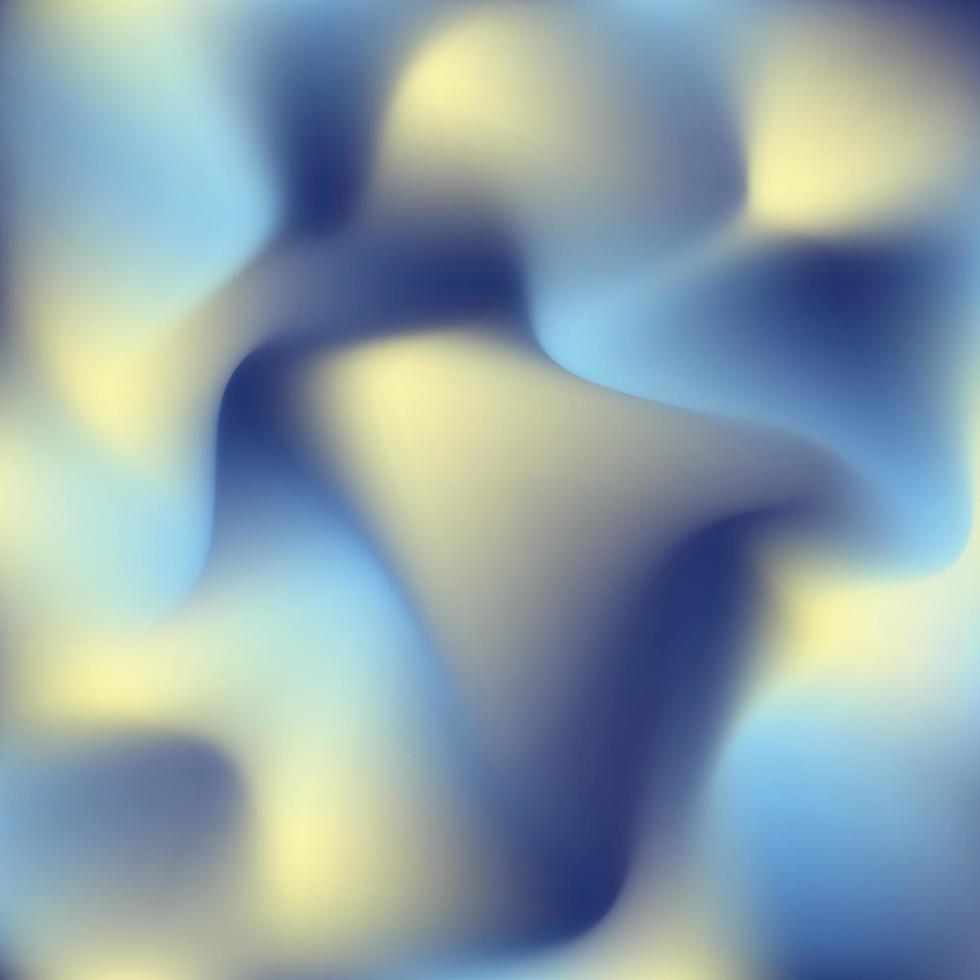 marine blauw geel winter kleur gradiant illustratie. vector