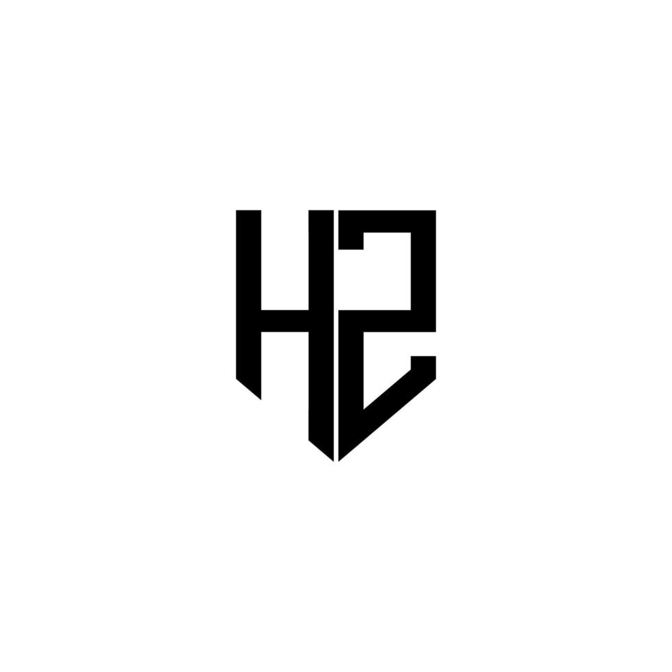 hz brief logo ontwerp met wit achtergrond in illustrator. vector logo, schoonschrift ontwerpen voor logo, poster, uitnodiging, enz.