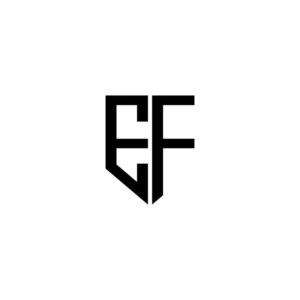 ef brief logo ontwerp met wit achtergrond in illustrator. vector logo, schoonschrift ontwerpen voor logo, poster, uitnodiging, enz.