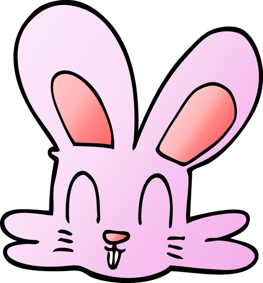 cartoon doodle schattig konijntje vector