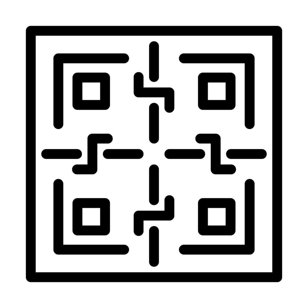 qr icoon ontwerp vector