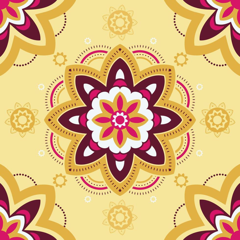 rangoli naadloze achtergrond vector