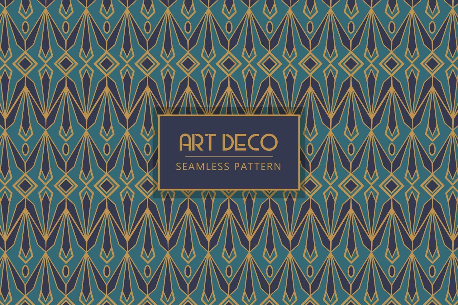 kunst deco meetkundig vorm naadloos herhaling elegant patroon ontwerp vector