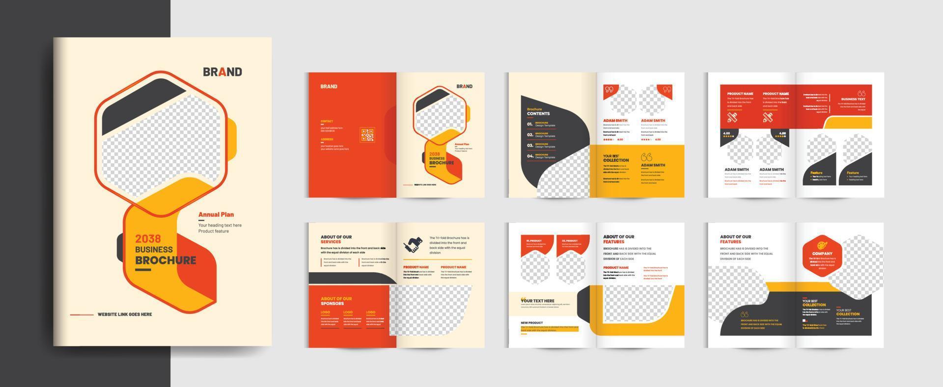 moderne zakelijke brochure vector