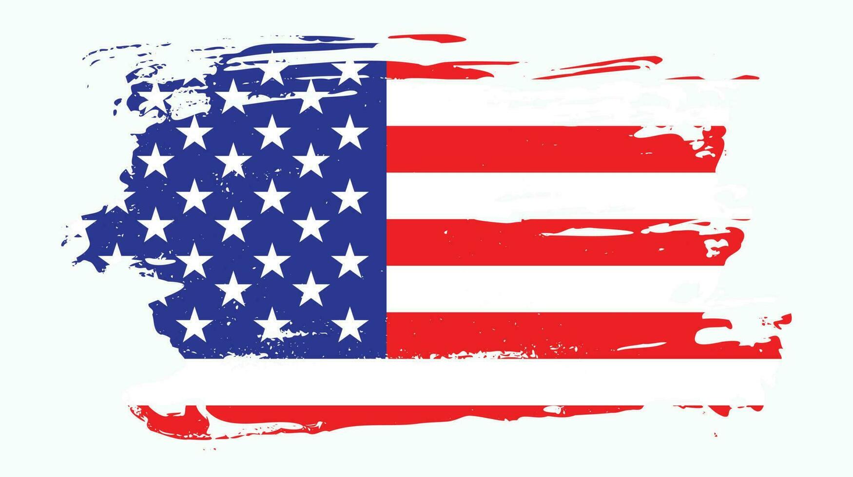 nieuw het beste grunge stijl Amerikaans vlag ontwerp vector