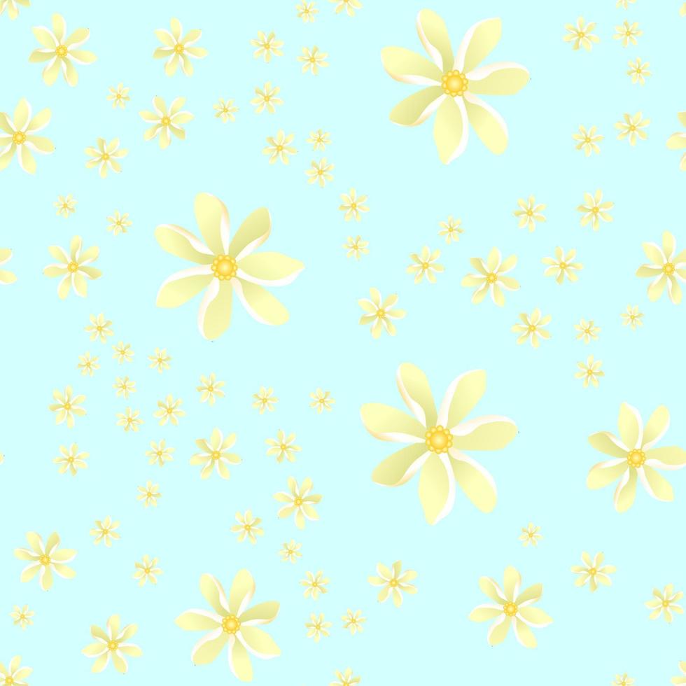 naadloze patroon bloemen vector