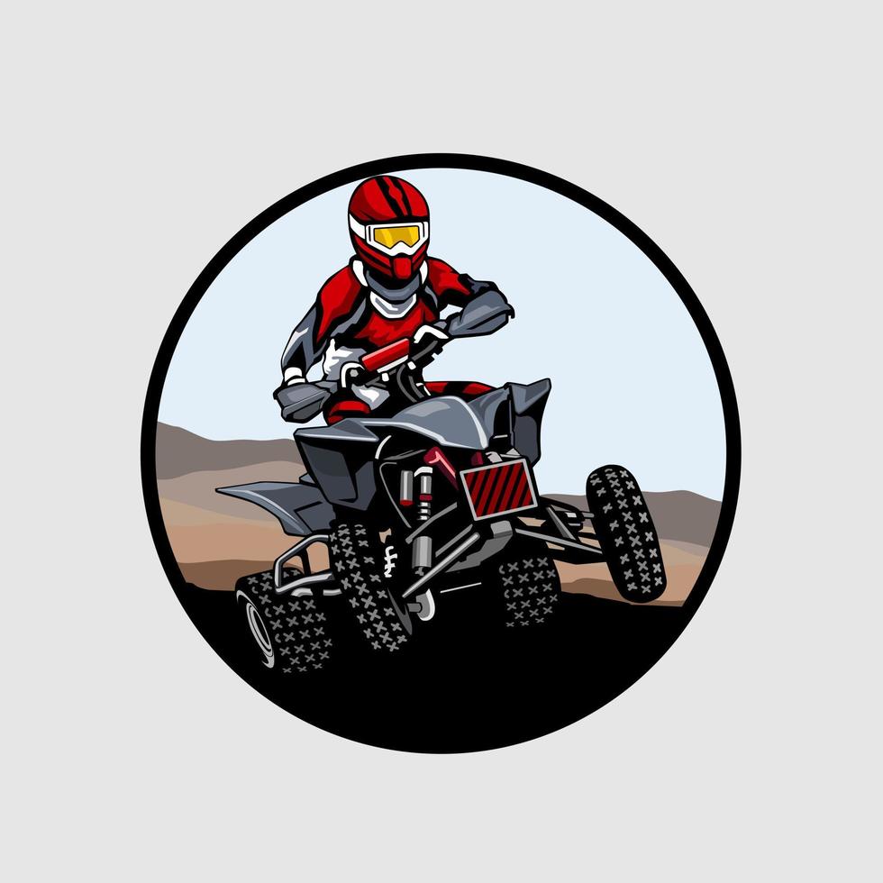 atv vrij stijl illustratie ontwerp vector