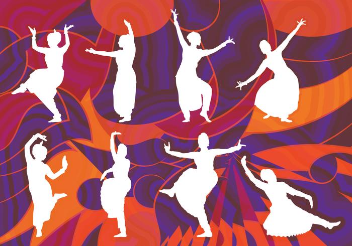 Bollywood danser vector