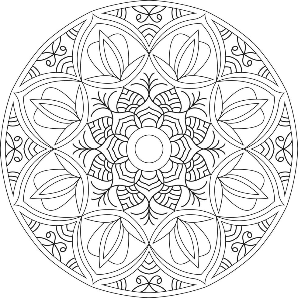 creatief mandala-ontwerp vector