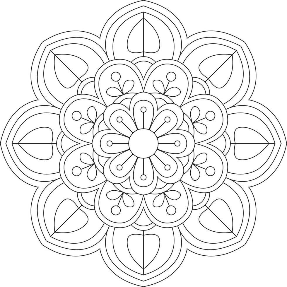 creatief mandala-ontwerp vector