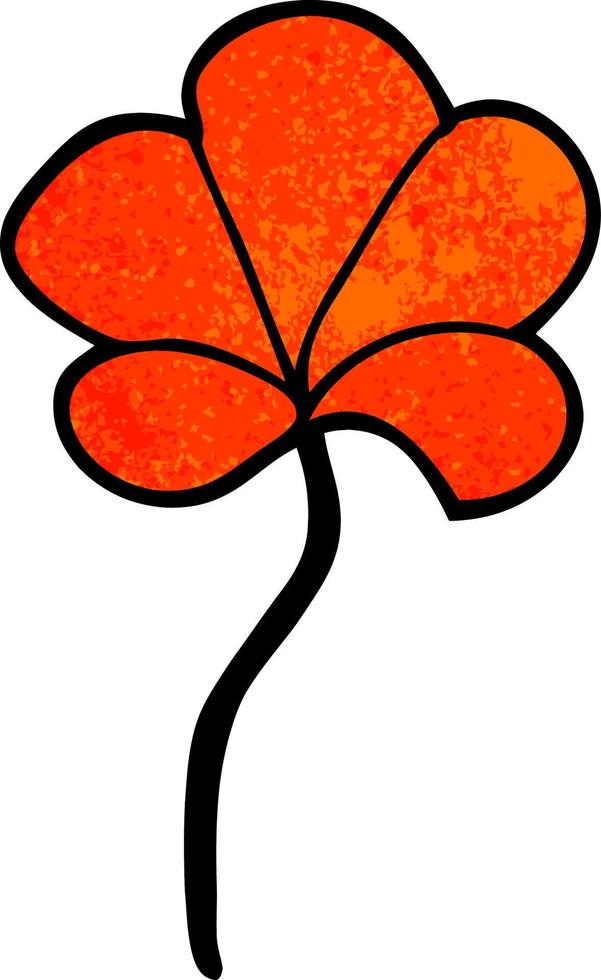 tekenfilm tekening bloem vector