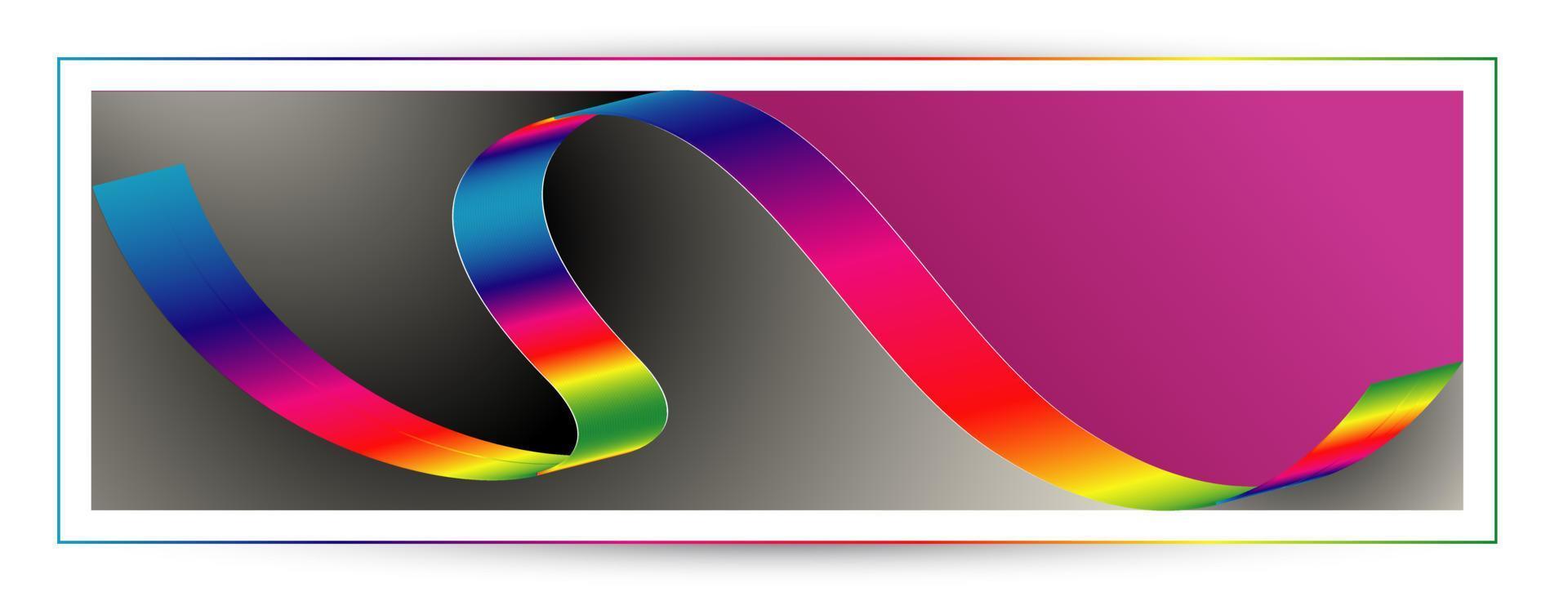 regenboog mengsel achtergrond lagen abstract vector