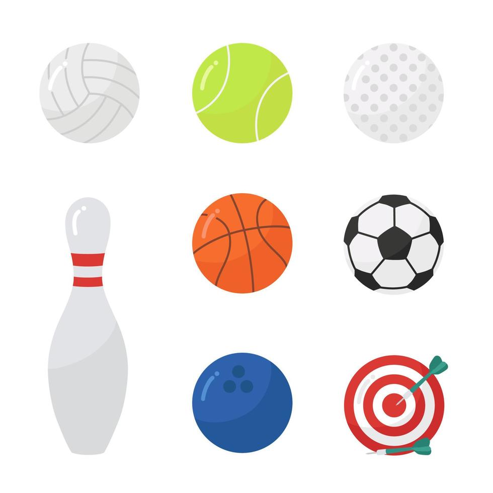 sport ballen vector set.