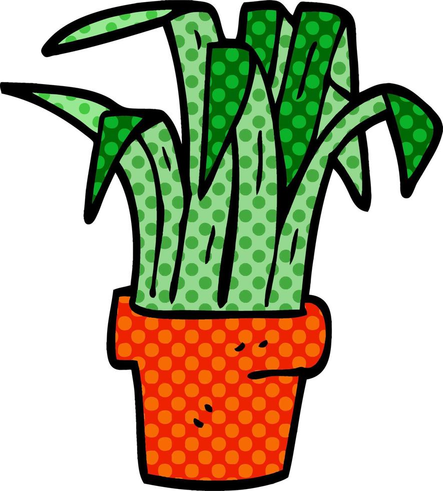 cartoon doodle kamerplant vector