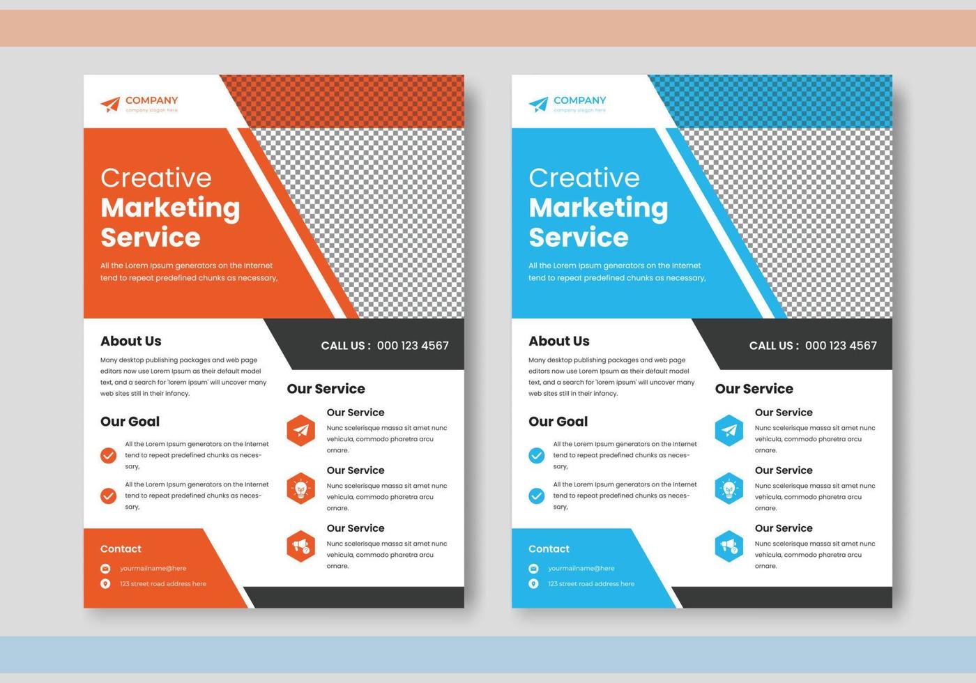 zakelijke bedrijf folder sjabloon vector ontwerp, creatief brochure poster omslag, kleur a4 afdrukken klaar folder