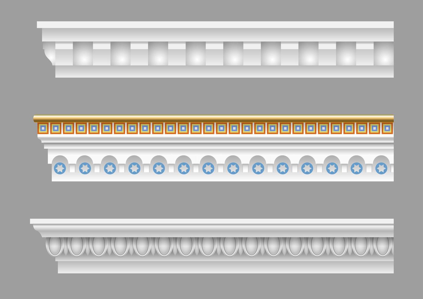 klassieke kroonlijst vector