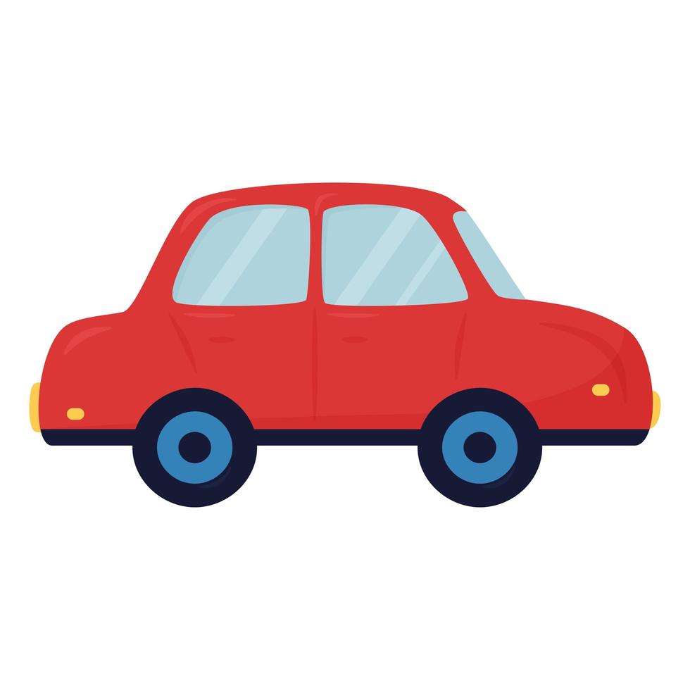 kinderen speelgoed- schattig auto geïsoleerd vector illustratie