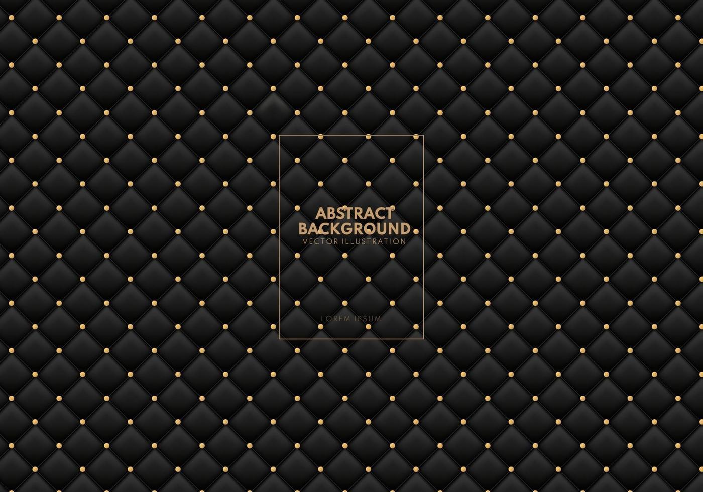 abstract matte zwart plein structuur achtergrond met luxe gouden dots nagels. luxe en elegant stijl. u kan gebruik voor Hoes brochure sjabloon, poster, banier web, afdrukken advertentie, enz. vector illustratie