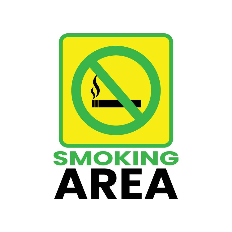 vector symbool van een roken Oppervlakte. geschikt voor gebruik in openbaar plaatsen waar roken is toegestaan. roken merk op. roken Oppervlakte.