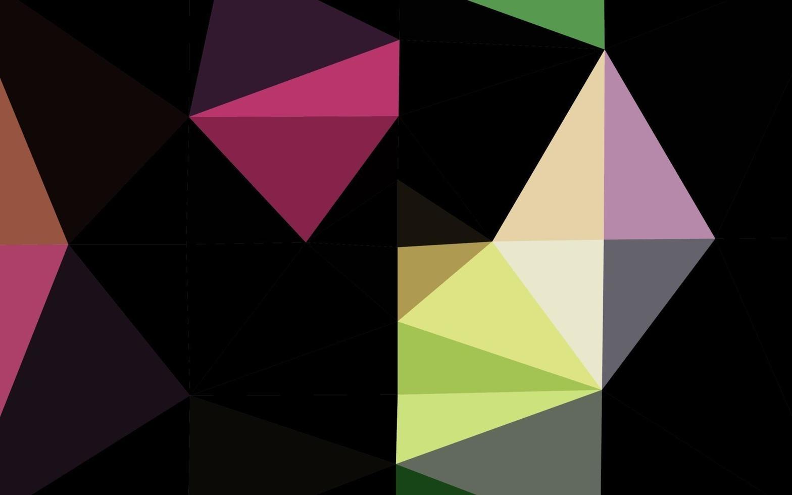 licht veelkleurig, regenboog vector veelhoek abstracte lay-out.