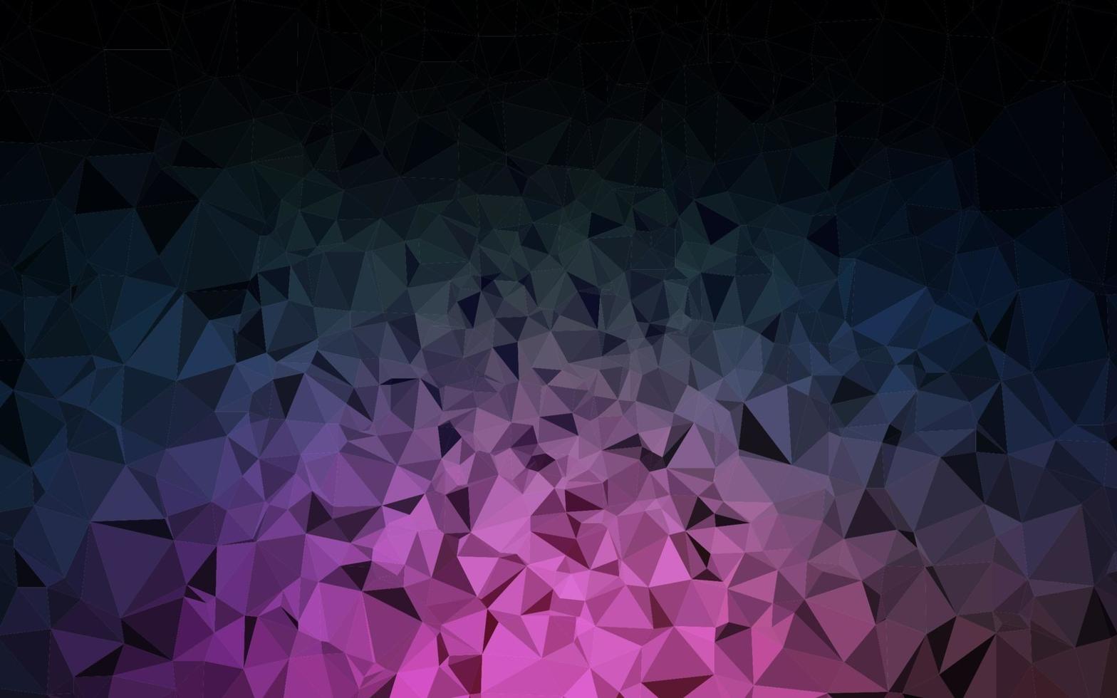 donker roze, blauw vector abstract veelhoekige textuur.