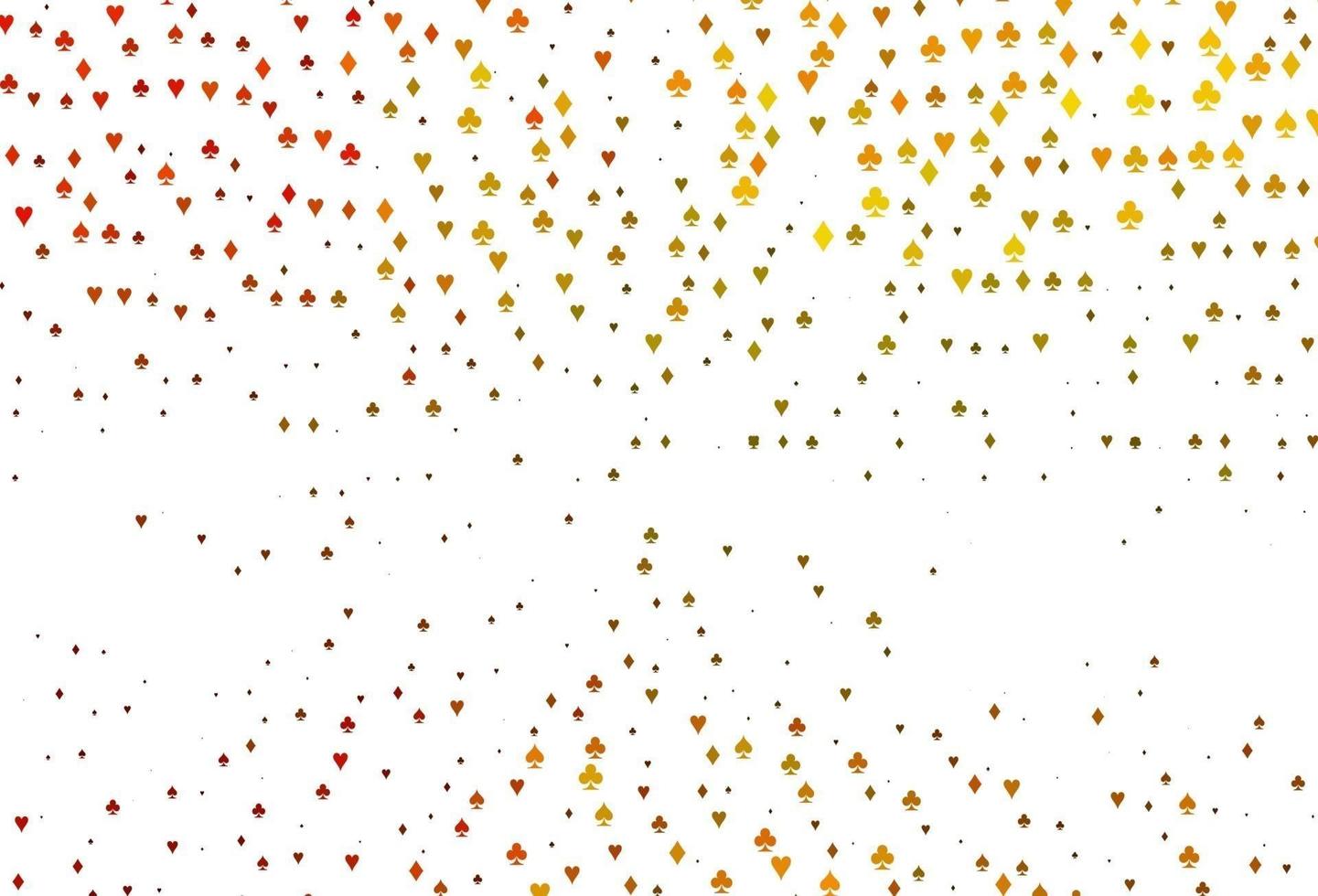 lichtroze vectorachtergrond met kaartentekens. vector