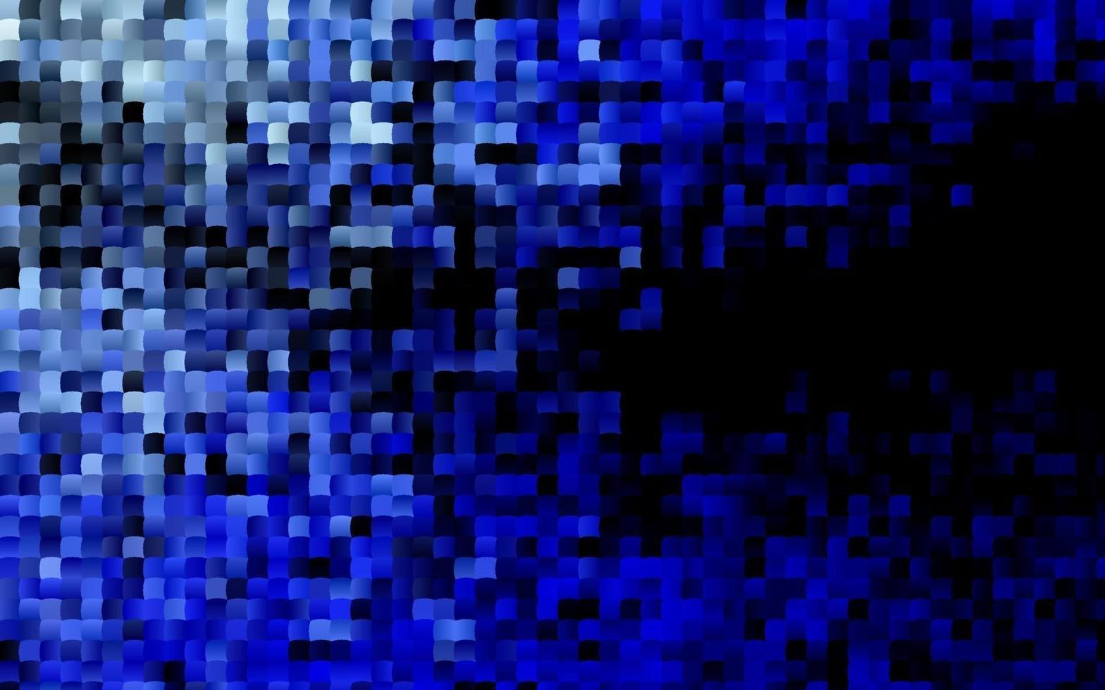 donkerblauwe vectorsjabloon met kristallen, rechthoeken. vector