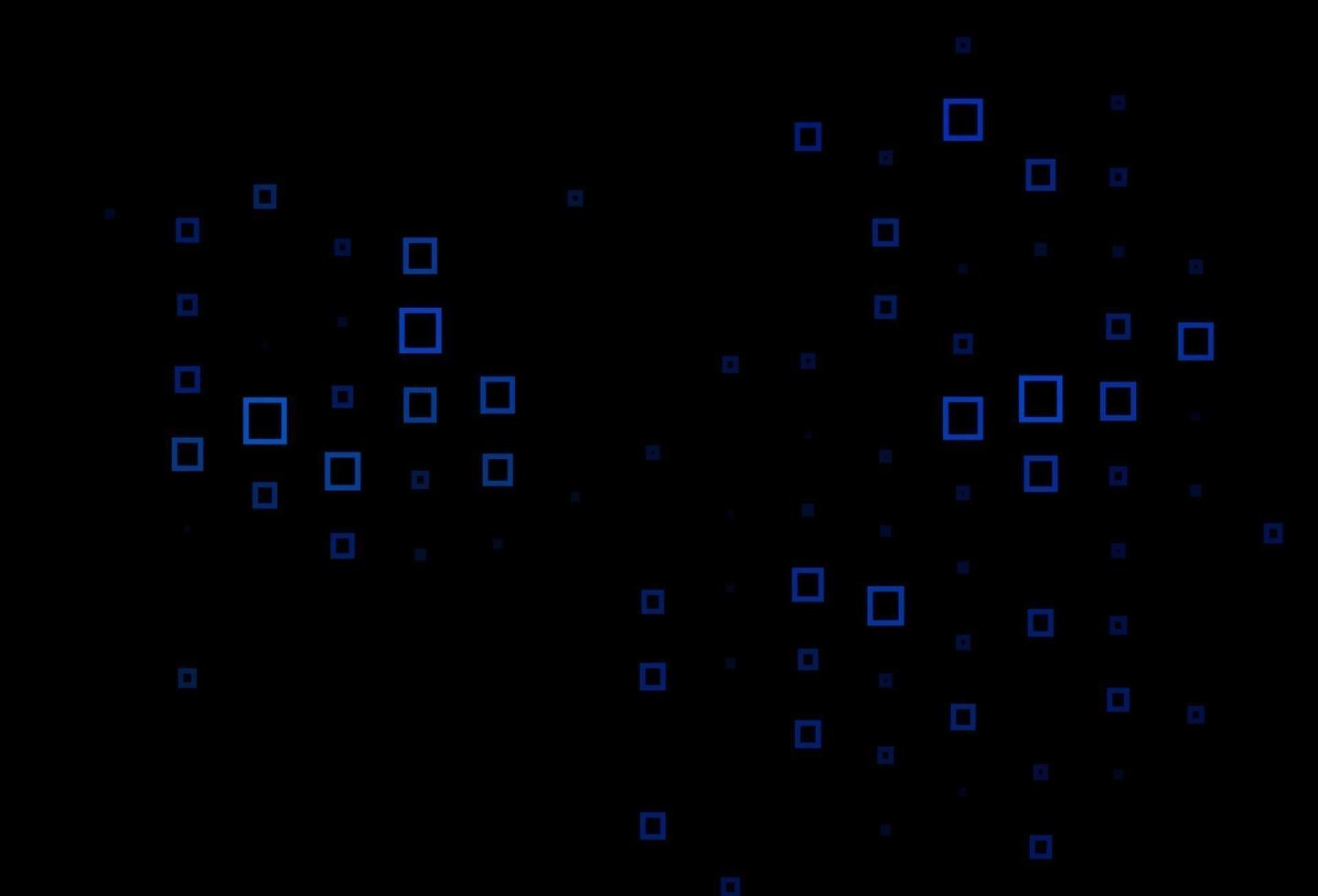 donkerblauwe vectorachtergrond met rechthoeken. vector