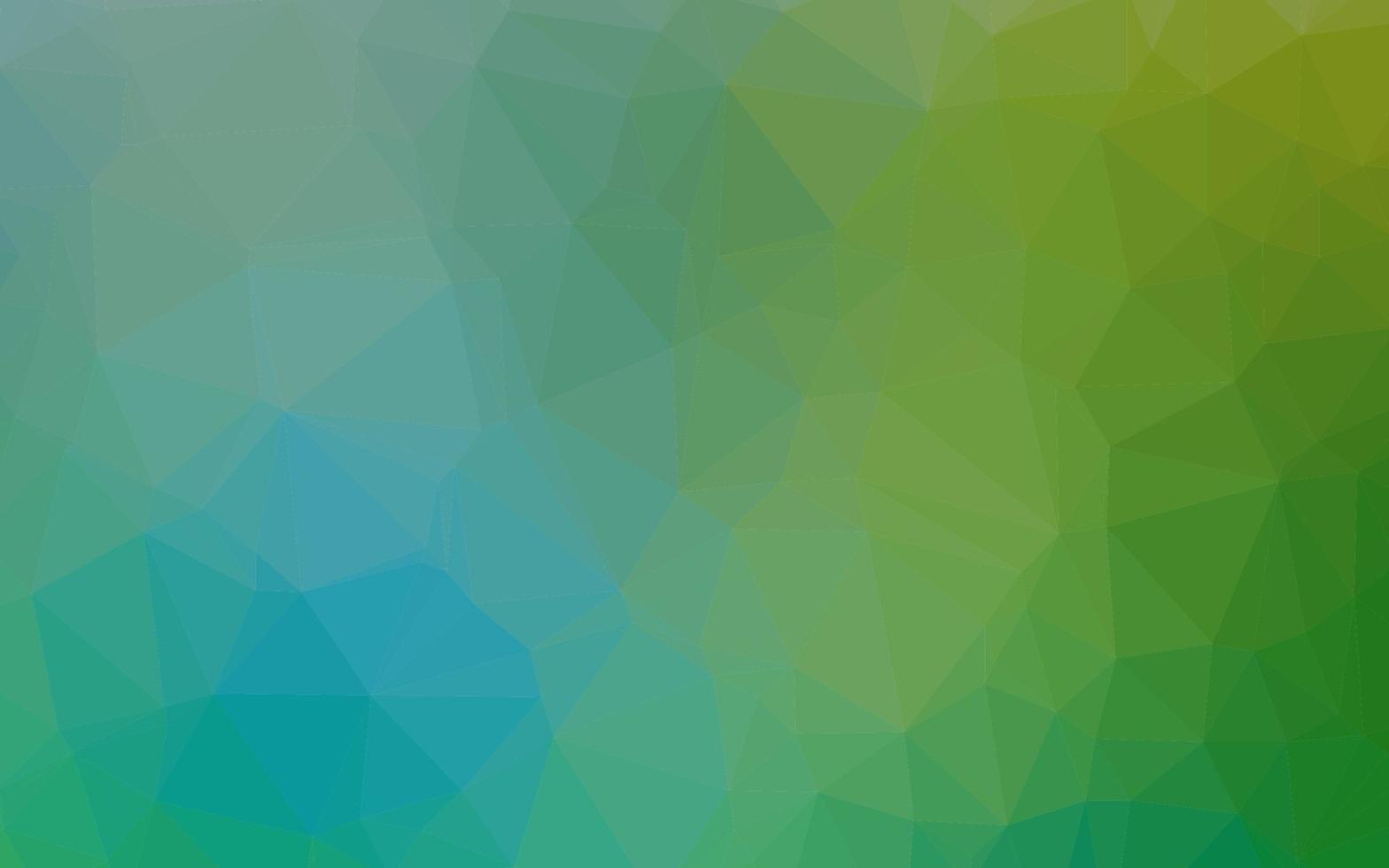 lichtblauwe, groene vector veelhoek abstracte achtergrond.