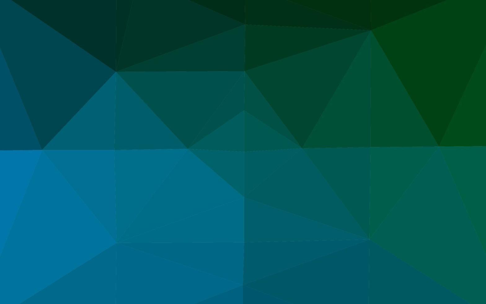 donkerblauwe, groene vector laag poly textuur.