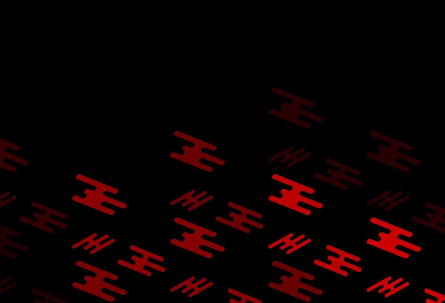 donkergroene, rode vectortextuur met kleurrijke lijnen. vector