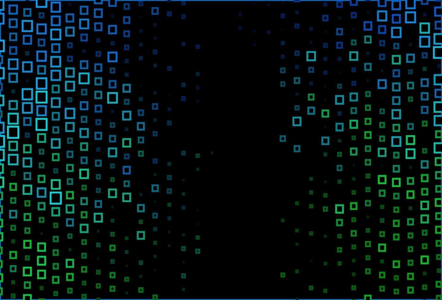 donkerblauwe, groene vectorachtergrond in veelhoekige stijl. vector