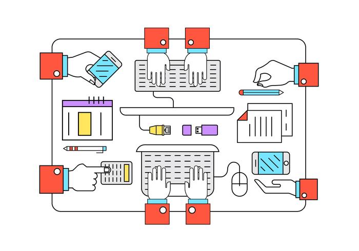 Gratis zakelijke pictogrammen vector