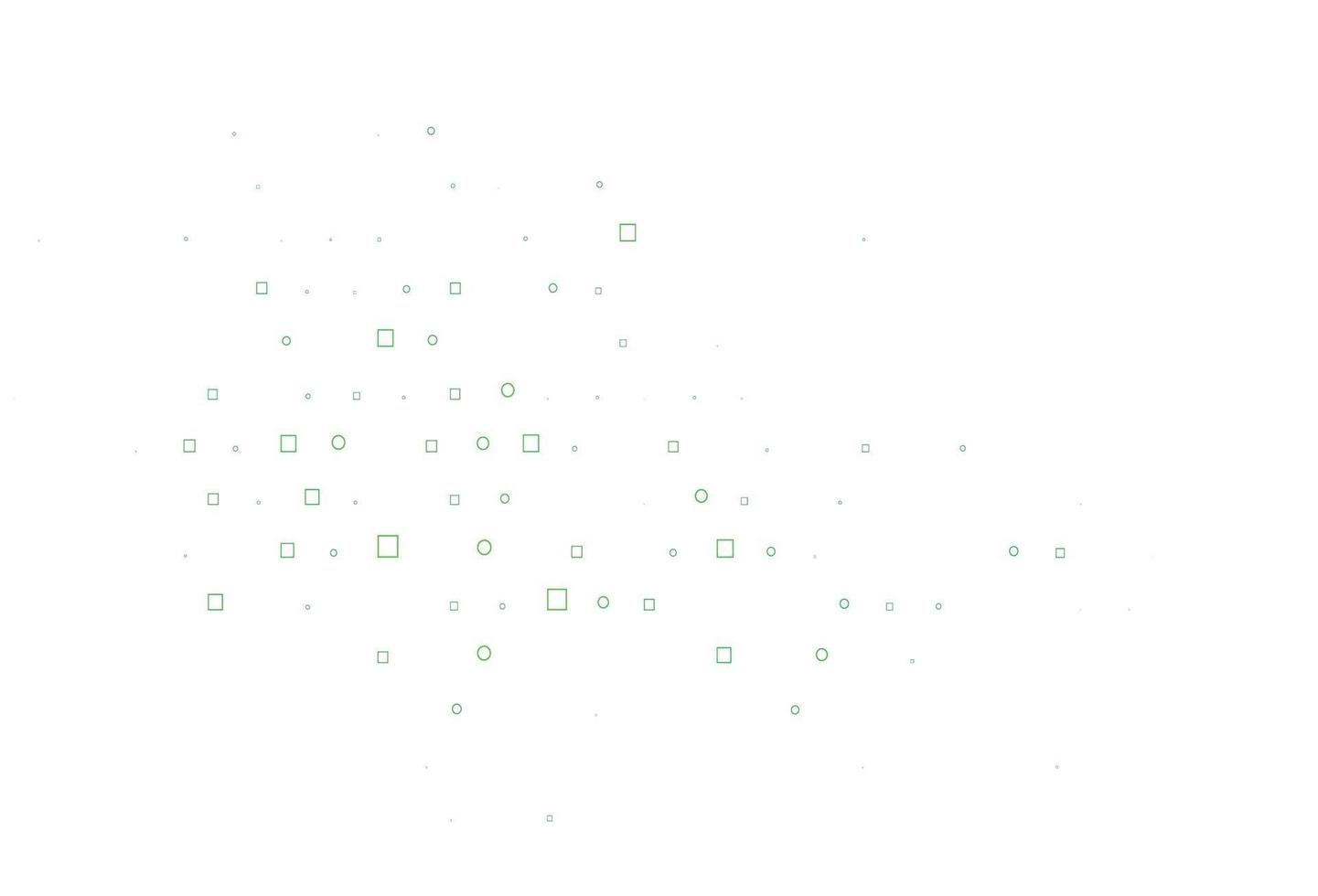 licht groen vector structuur met schijven, rechthoeken.