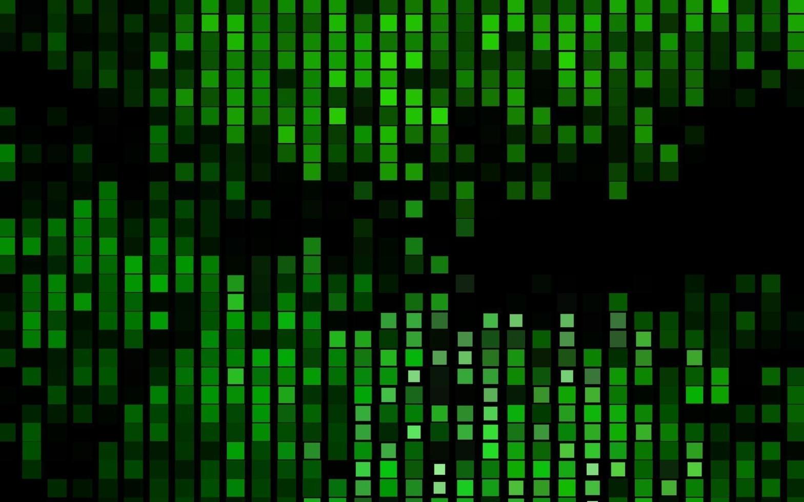 donkergroene vectortextuur in rechthoekige stijl. vector